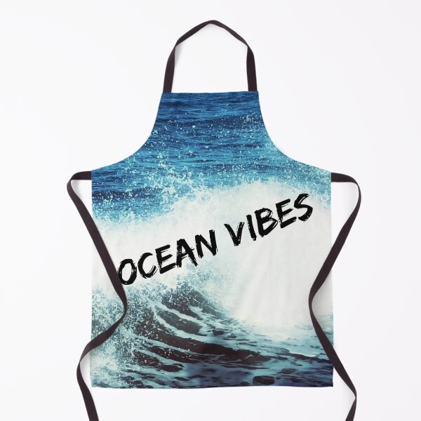 Item preview, "OCEAN VIBES"  BLUE SEA, WAVES AND SEA SPRAY designed and sold by nickbrayimages.