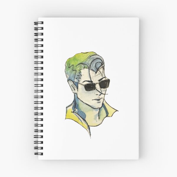 Item preview, "crazy green flashes" - alex turner watercolour [lined version] designed and sold by bforbalaclava.