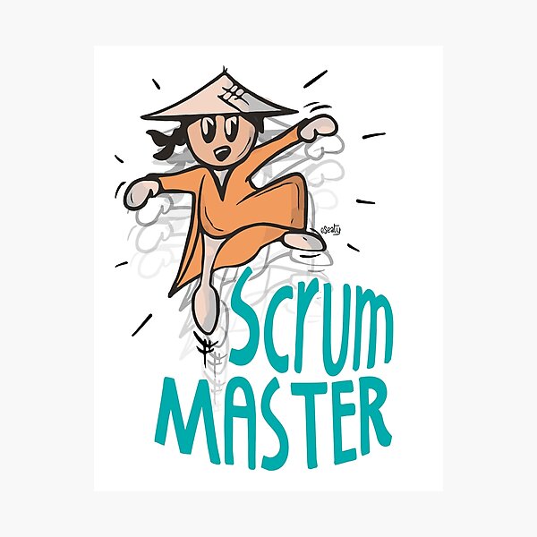 Artikel-Vorschau von Scrummaster Sensei, designt und verkauft von eSeaty.