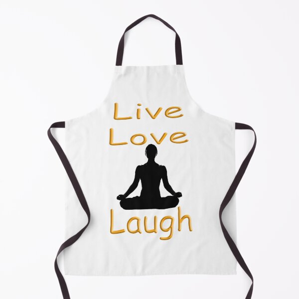Item preview, Yoga Babe - Lotus Pose Live Love Laugh designed and sold by SadSacDesigns.
