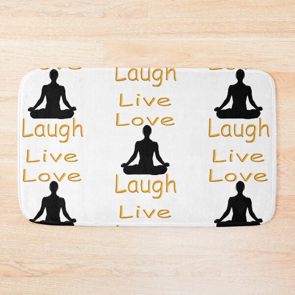 Item preview, Yoga Babe - Lotus Pose Live Love Laugh designed and sold by SadSacDesigns.