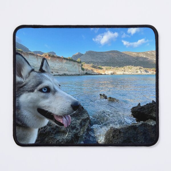 Item preview, Husky in Greece Geopark designed and sold by CaptainNook.