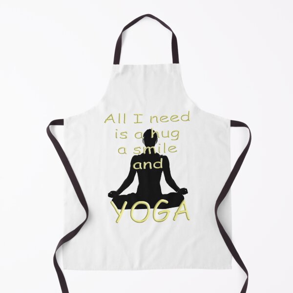 Item preview, Yoga Babe - Lotus Pose All I need is a hug a smile and Yoga designed and sold by SadSacDesigns.
