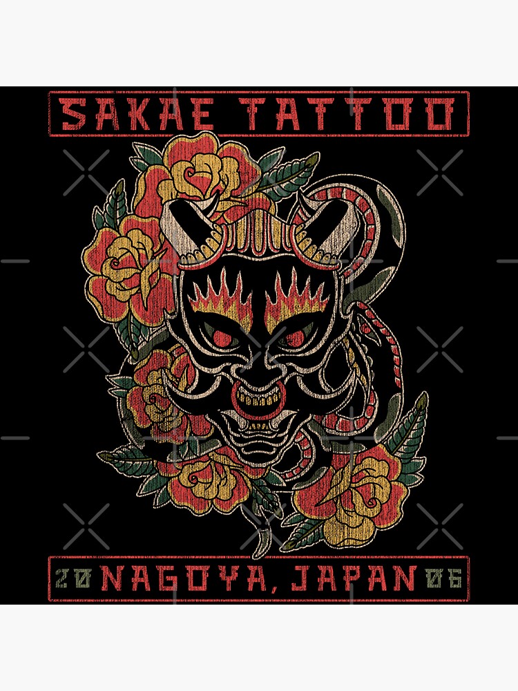 Tattoo Artist Demon Street Squat Pose Sticker – Yamiwave