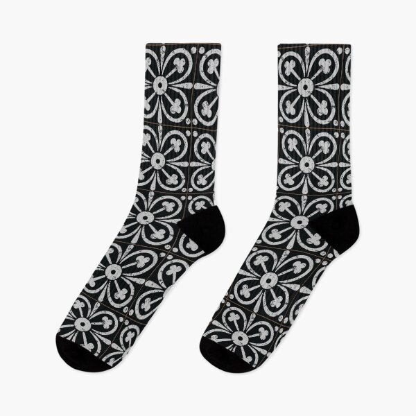 Item preview, Vintage black and white tiles 3 designed and sold by arkantus.