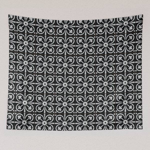 Item preview, Vintage black and white tiles 3 designed and sold by arkantus.