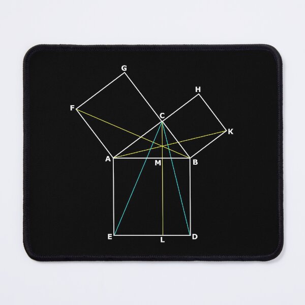 Item preview, Euclid 47th Proposition With Angles Masonic Design designed and sold by A Little Shop of Light.