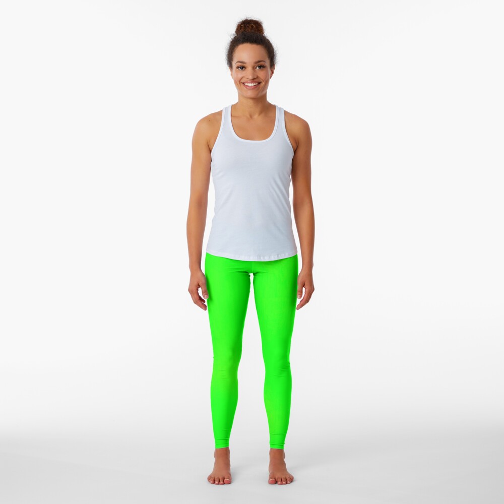 Mint Green Footless Performance Tights Leggings Style# 1047 | We Love Colors