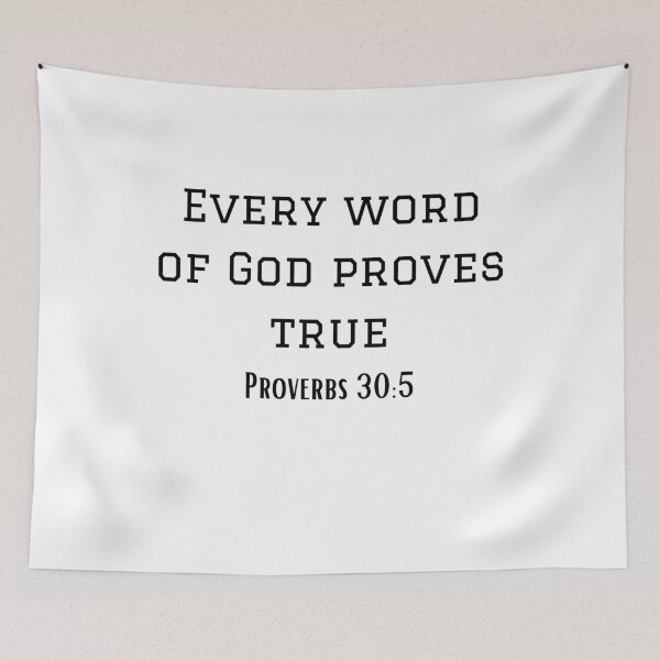 Item preview, Proverbs 30:5 Bible Verse designed and sold by Lorify.