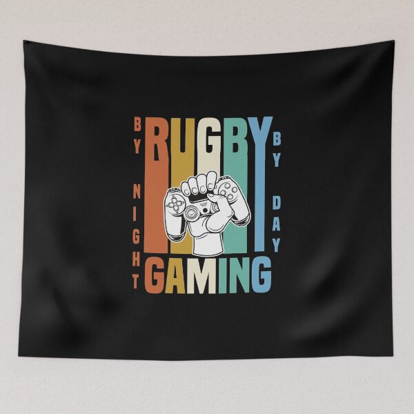 Item preview, Rugby By Day Gaming By Night designed and sold by medbdj.