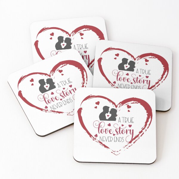 Item preview, A True Love Story Never Ends, Valentines Day Love Story designed and sold by WanderTravels.