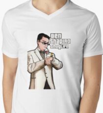 Ben Shapiro Thug Leben # 63 T-Shirt mit V-Ausschnitt