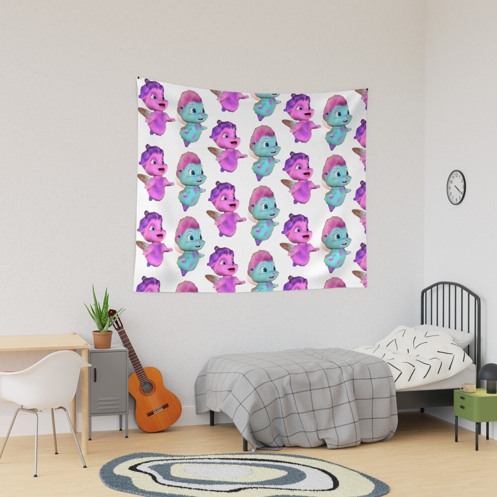 Doll in Jewels Wall Tapestry by Gigglebox