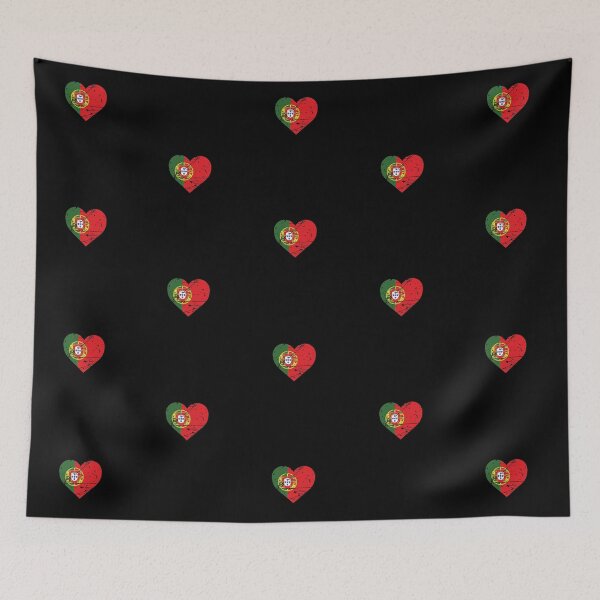 Item preview, Portuguese Heart Flag Portugal Patriot Fan designed and sold by SuperFreshArt.