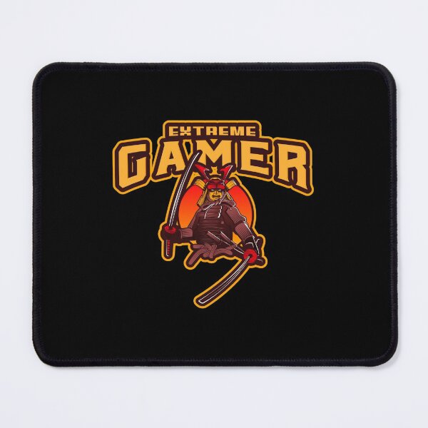 Item preview, Extreme Gamer with Samurai holding two Katanas designed and sold by PRIVARSHU.