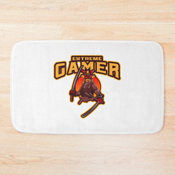 Item preview, Extreme Gamer with Samurai holding two Katanas designed and sold by PRIVARSHU.