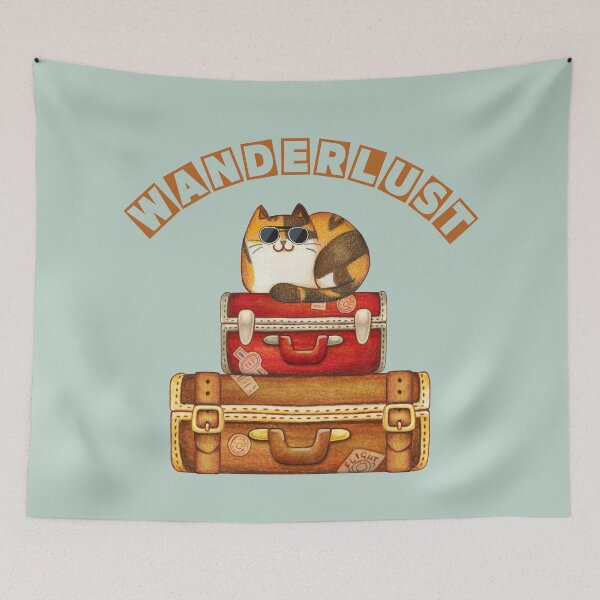 Item preview, Traveling with a Cat designed and sold by LamaraK.