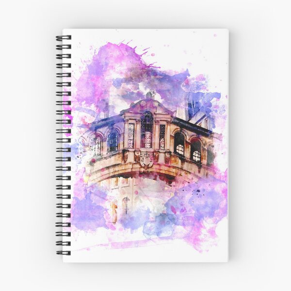 Item preview, Oxford, Urban Sketching, Watercolour Urban Sketch designed and sold by emmsephemera.
