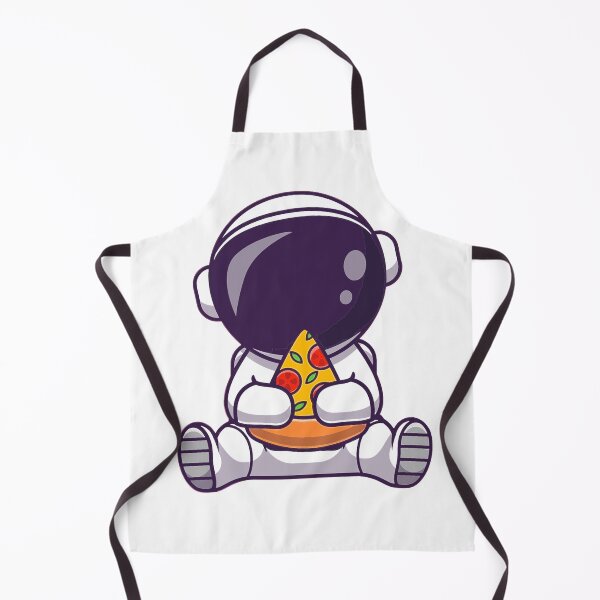 Item preview, Astronaut with pizza designed and sold by kapiks.