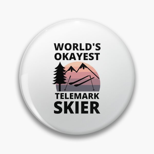 Item preview, World's Okayest Telemark Skier - Telemark Skiing designed and sold by PetalPrints.