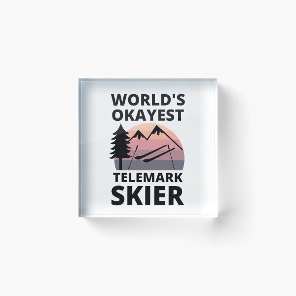 Item preview, World's Okayest Telemark Skier - Telemark Skiing designed and sold by PetalPrints.