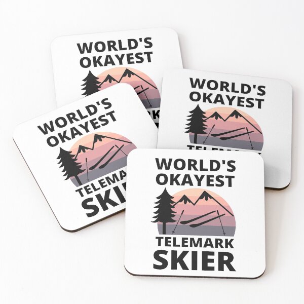 Item preview, World's Okayest Telemark Skier - Telemark Skiing designed and sold by PetalPrints.