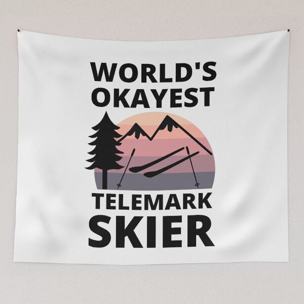 Item preview, World's Okayest Telemark Skier - Telemark Skiing designed and sold by PetalPrints.