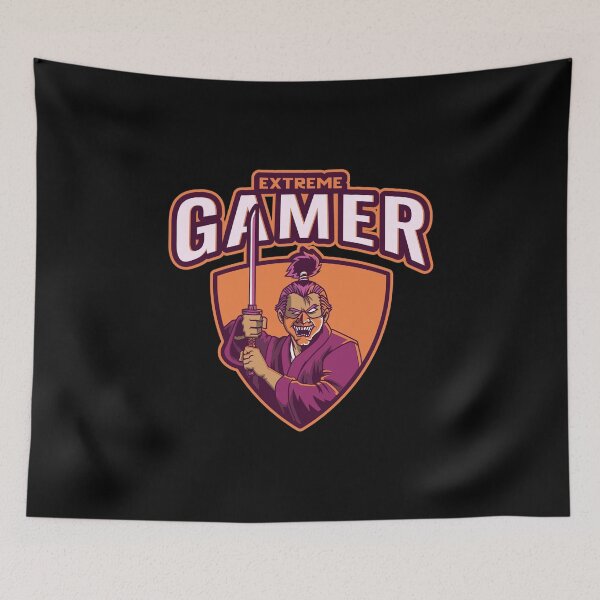 Item preview, Extreme Gamer with Masked Swordsman designed and sold by PRIVARSHU.