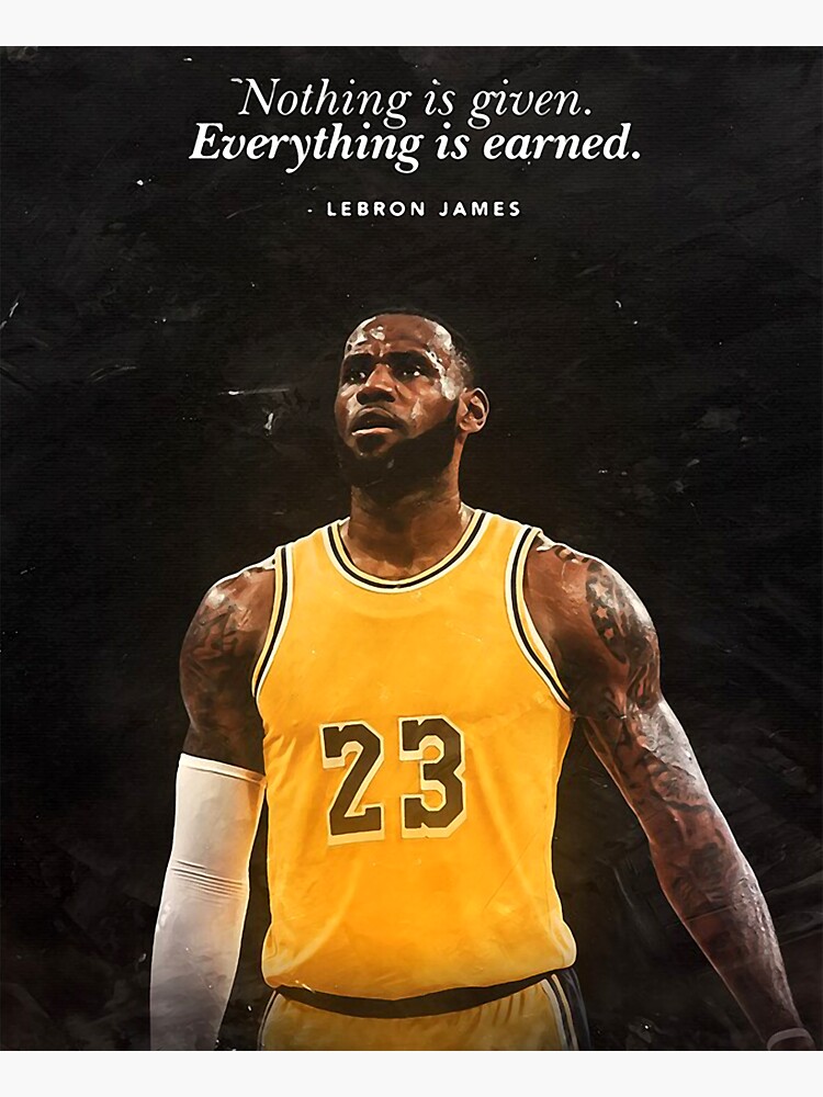 Lebron James The Goat Quotes' Sticker for Sale by MileyShop88