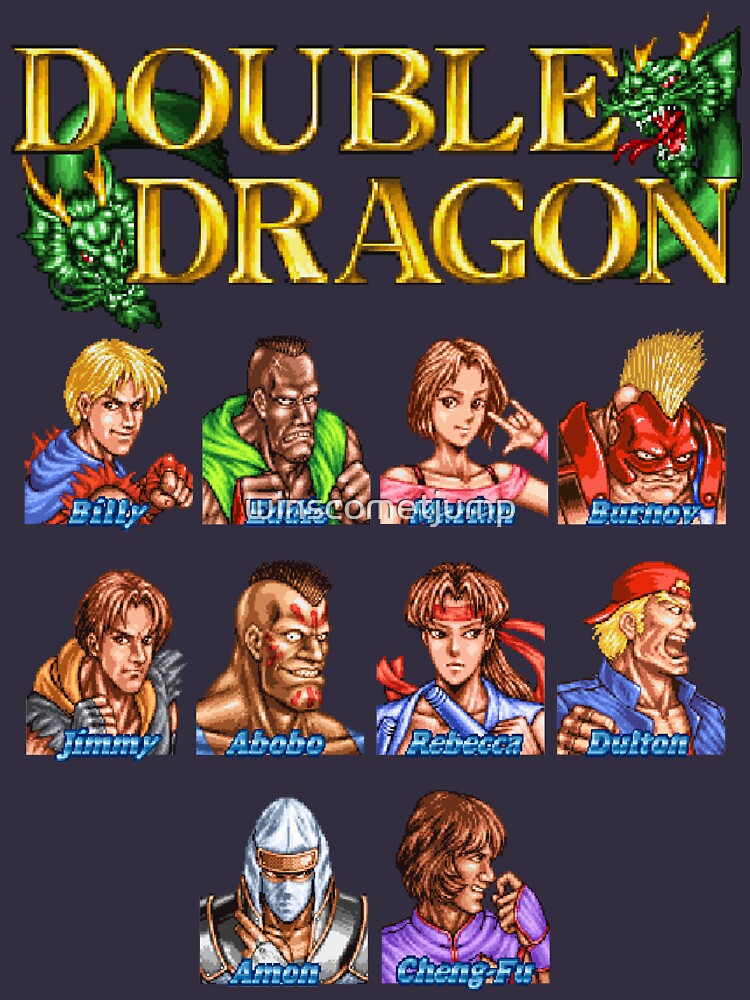 Double Dragon (Neo Geo Character Lineup) Essential T-Shirt for Sale by  winscometjump