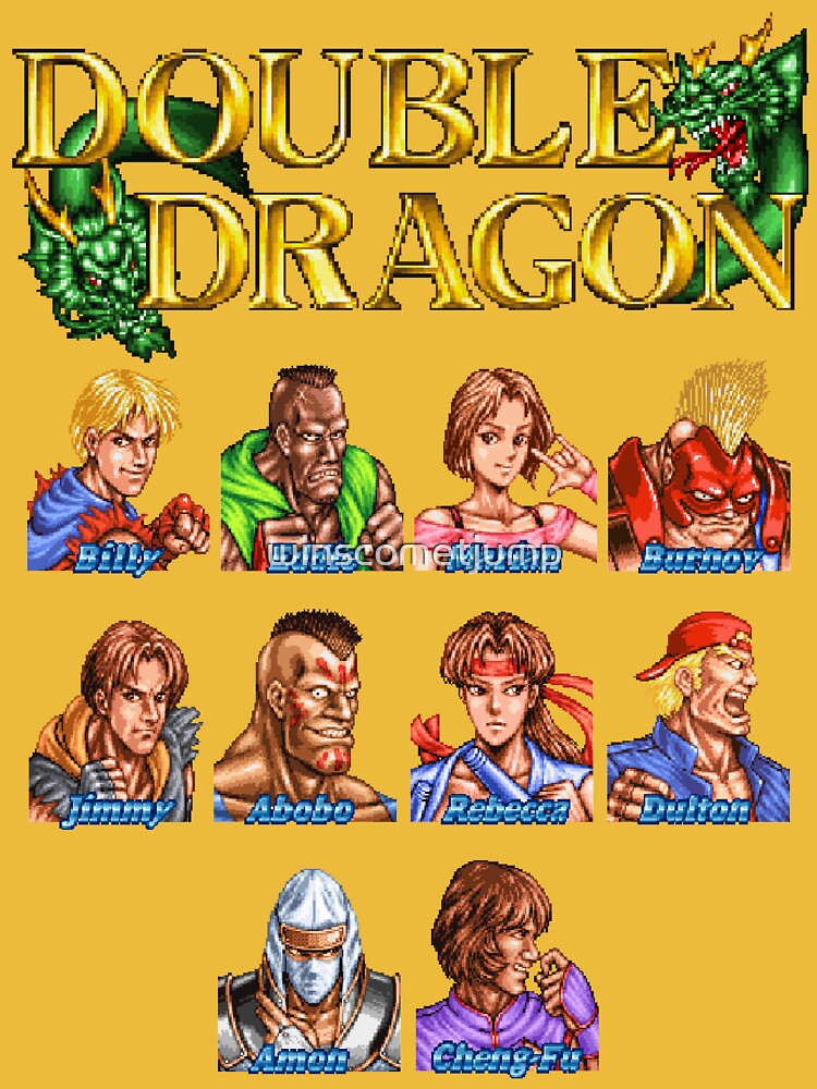 Double Dragon (Neo Geo Character Lineup) Essential T-Shirt for Sale by  winscometjump