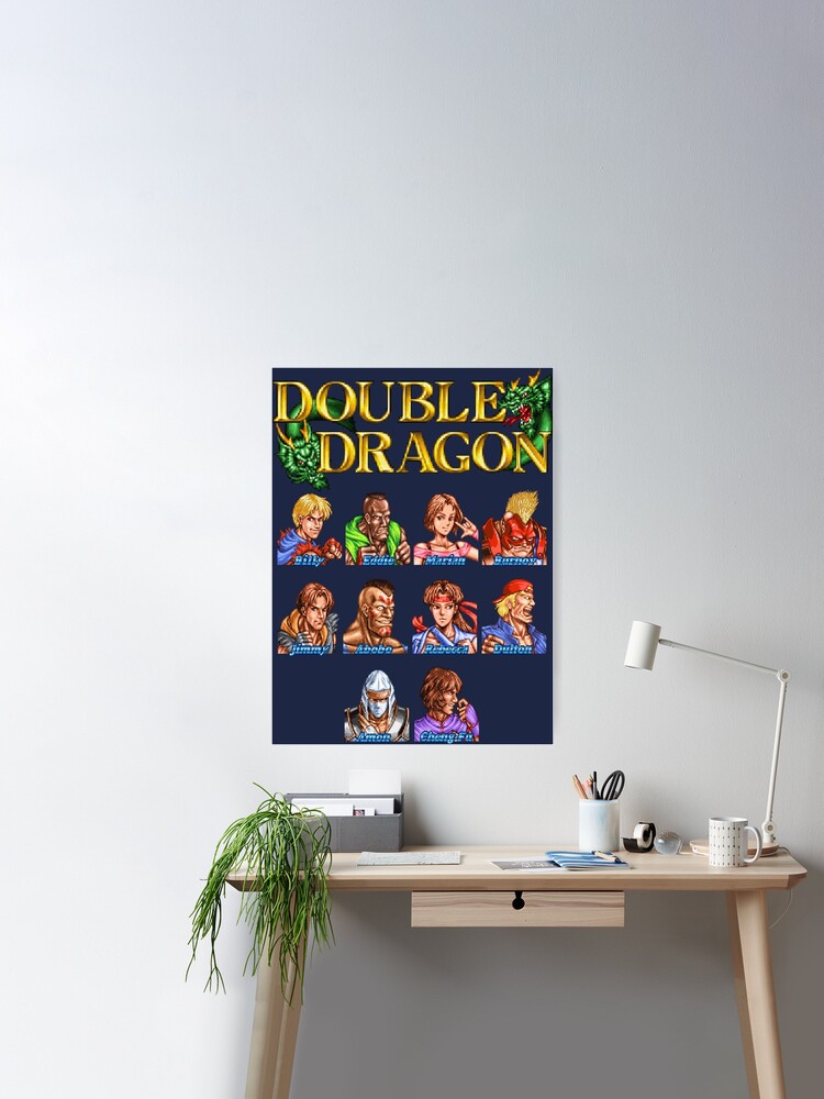 Double Dragon (Neo Geo Character Lineup) | Greeting Card