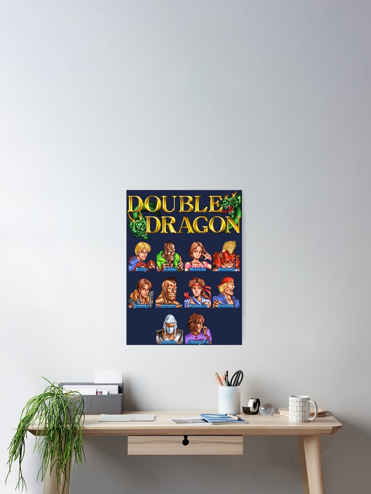 Double Dragon (Neo Geo Character Lineup) Photographic Print for Sale by  winscometjump