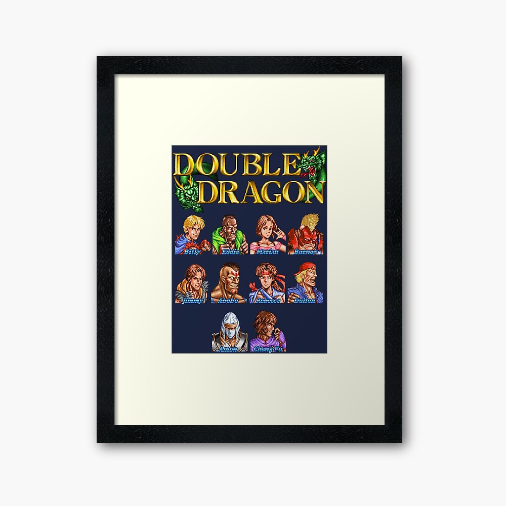 Double Dragon (Neo Geo Character Lineup) | Greeting Card