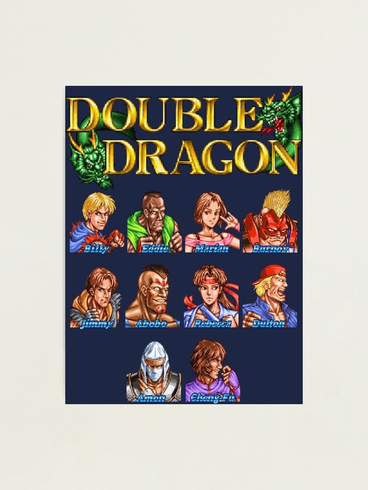 Neo Geo / NGCD - Double Dragon - Vs Portraits - The Spriters Resource