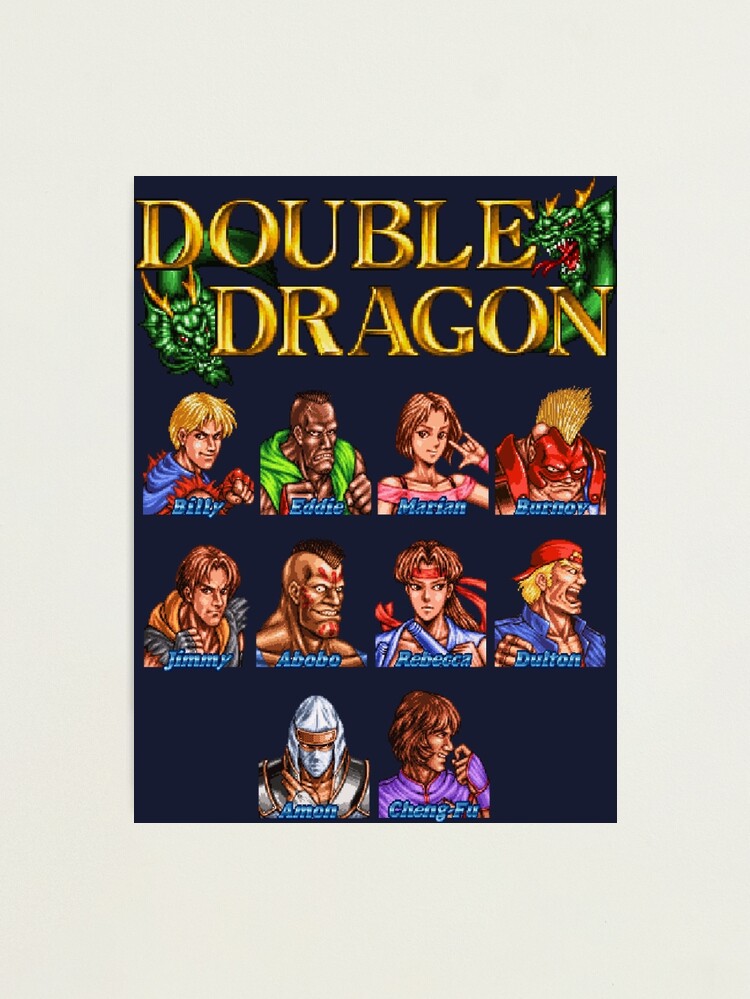 Neo Geo / NGCD - Double Dragon - Special Ending Portraits - The Spriters  Resource