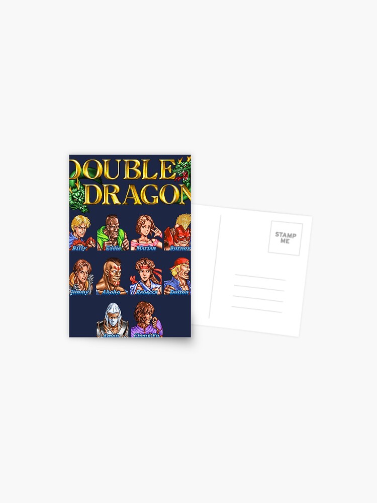 Double Dragon (Neo Geo Character Lineup) | Greeting Card