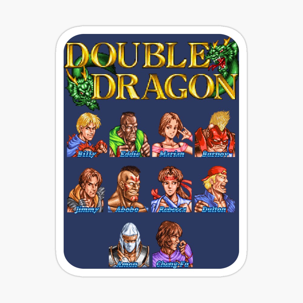 Double Dragon Neo-Geo all Characters and bosses 