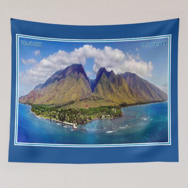 Item preview, MAUI : Hawaiian Islands Paradise Travel Advertising Print designed and sold by posterbobs.