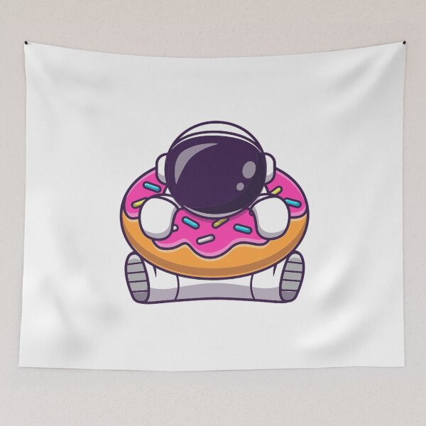 Item preview, Astronaut in a donut designed and sold by kapiks.