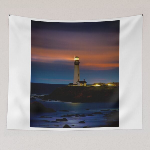 Item preview, Pigeon Point Lighthouse Shining Light into the Darkness designed and sold by Wernher Krutein.