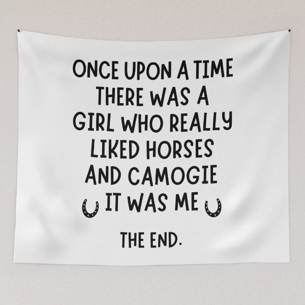 Item preview, A girl who really liked horses & camogie designed and sold by TheGreenGoat.
