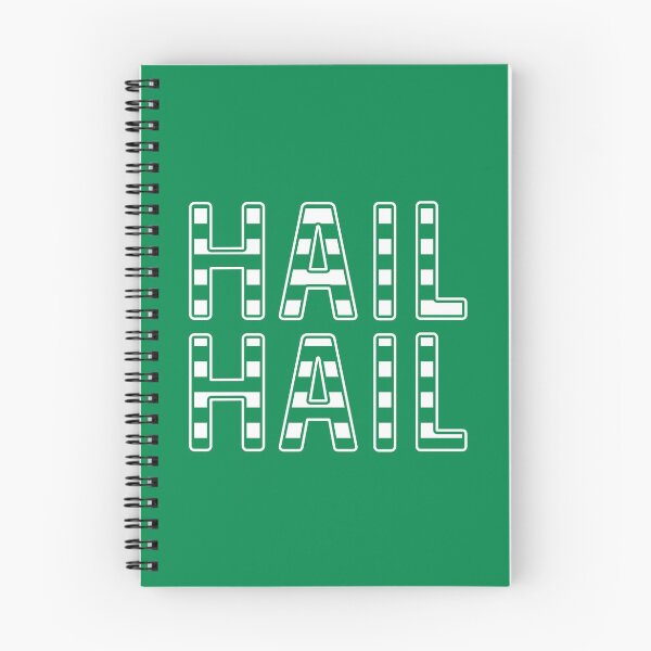 Item preview, Hail Hail, Glasgow Celtic Football Club Green and White Striped Text Design designed and sold by MacPean.
