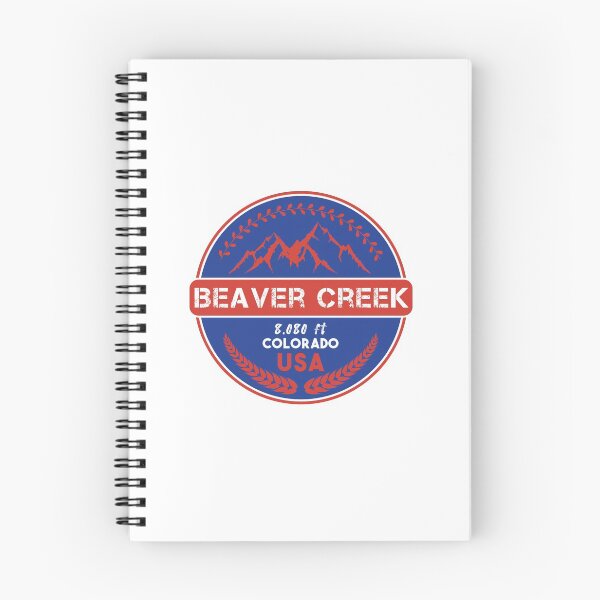 Item preview, Beaver Creek Colorado, Snowboard Hiking Climbing Biking, Red Blue, 8080 ft  designed and sold by KittySSmith.