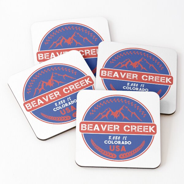 Item preview, Beaver Creek Colorado, Snowboard Hiking Climbing Biking, Red Blue, 8080 ft designed and sold by KittySSmith.