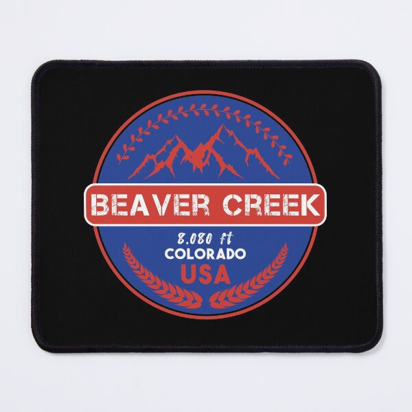 Item preview, Beaver Creek Colorado, Snowboard Hiking Climbing Biking, Red Blue, 8080 ft designed and sold by KittySSmith.