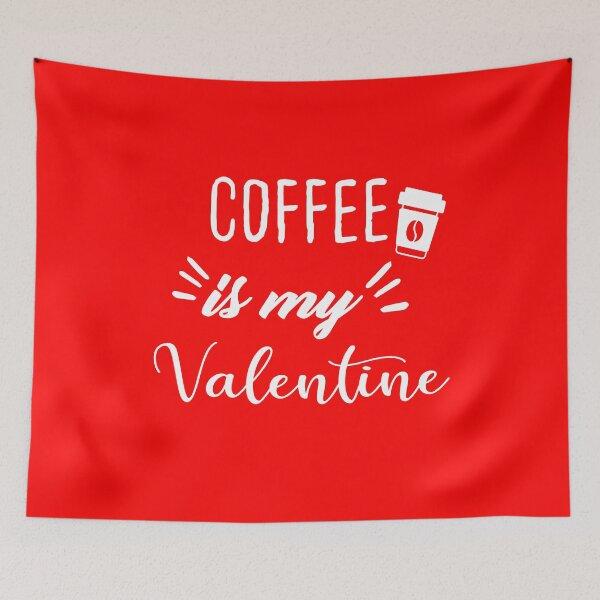 Item preview, Coffee Is My Valentine  Dog Lover Gift- Funny Valentines Day designed and sold by justbejoker.