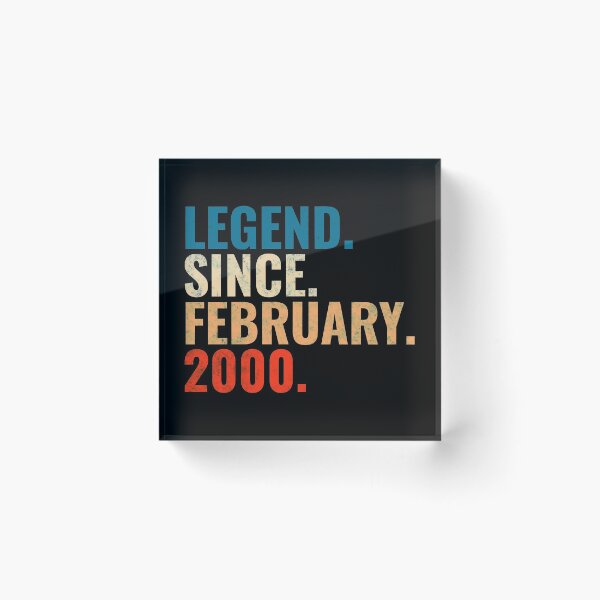 Item preview, Legend Since February 2000 Retro Vintage designed and sold by Teelogic.
