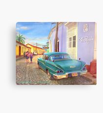 Trinidad, Cuba - 1958 Chevy Biscayne Metal Print