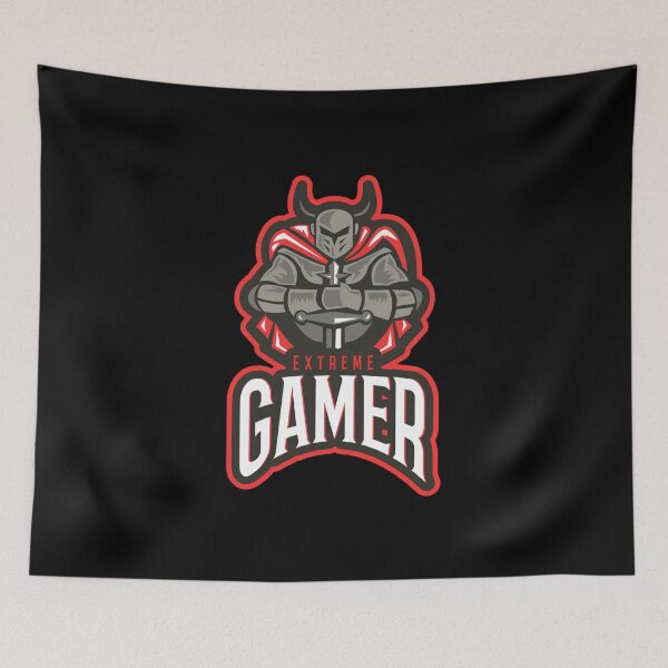 Item preview, Extreme Gamer with Demonic Knight designed and sold by PRIVARSHU.
